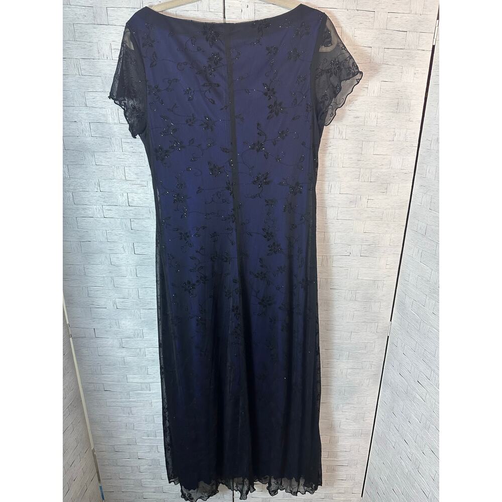 Vintage Social Circle women’s dress embroidered sheer romantic Y2K whimsyGoth - Picture 2 of 10